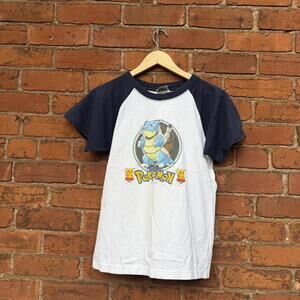 Vintage Pokémon blastoise t shirt 1999 Youth L Small